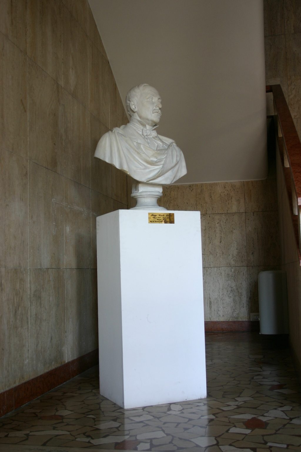 Luigi Carlo Farini's bust, Municipality Hall, Russi, Italy - 01.JPG